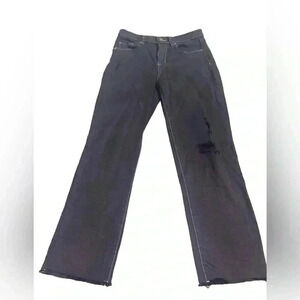 [BLANKNYC]Jeans Women’s Size 29 The Madison Crop Raw Hem High Rise Gray